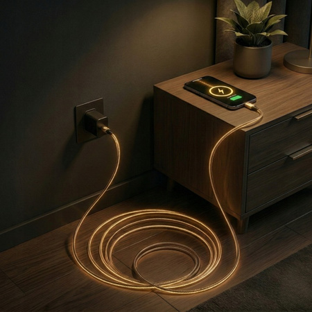 CO2 KRÓTKI KABEL USB-C SZYBKIE ŁADOWANIE DO SAMSUNG APPLE USB TYP C PD 100W