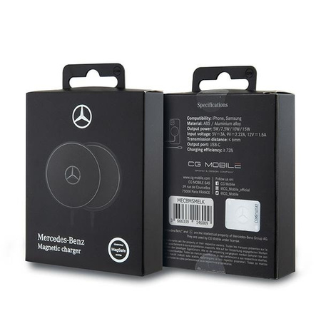 MERCEDES ŁADOWARKA DO MAGSAFE IPHONE 12 13 14 15 15W SZYBKIE ŁADOWANIE