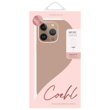 UNIQ ETUI COEHL MUSE DO IPHONE 16 PRO 6.3 MAGNETYCZNE ŁADOWANIE DUSTY NUDE