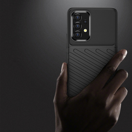 Thunder Case elastyczne pancerne etui pokrowiec Samsung Galaxy A53 5G czarny
