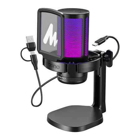 MAONO MIKROFON GAMINGOWY DGM20 DO NAGRYWANIA AUDIO Z REDUKCJĄ SZUMÓW PC PS4