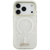 Etui Guess IML Shell Script Metal        MagSafe do iPhone 17 Pro Max biały