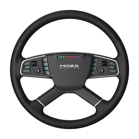 Zestaw gamingowy - baza R5 + kierownica ciężarowa TSW + pedały SRP-Lite + zaciski Moza Racing RS071 (PC)