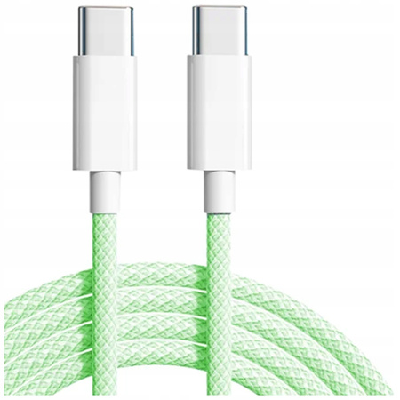 CO2 ŁADOWARKA KABEL USB-C SZYBKIE ŁADOWANIE USB TYP C DO IPHONE 15 1M RÓŻOWY