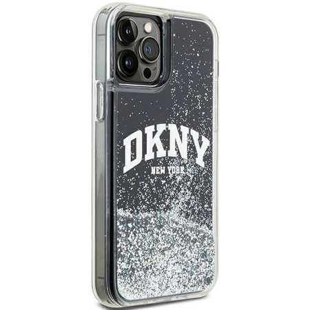DKNY ETUI CASE POKROWIEC HARDCASE LIQUID GLITTER DO IPHONE 12 12 PRO 6.1