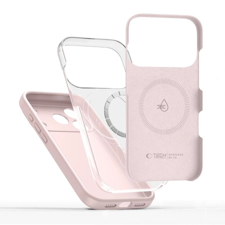 TECH-PROTECT ETUI SILICONE MAGSAFE DO IPHONE 17 PRO OCHRONA I KOMFORT