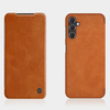 Nillkin Qin Leather etui skórzany pokrowiec z klapką portfel brązowe - samsung Galaxy A14