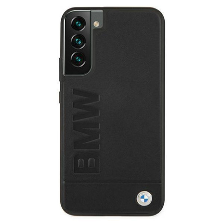 Etui BMW BMHCS22MSLLBK S22+ S906 czarny/black hardcase Signature Logo Imprint