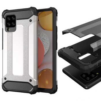 Hybrid Armor pancerne hybrydowe etui pokrowiec iPhone 13 srebrny