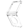 Etui Spigen Ultra Hybrid Pro Mag MagSafe na Samsung Galaxy Z Flip 7 - przezroczysto-białe