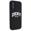 DKNY ETUI DO IPHONE 16 6.1 DO MAGSAFE HARDCASE SILIKONOWE Z LOGO BIAŁE