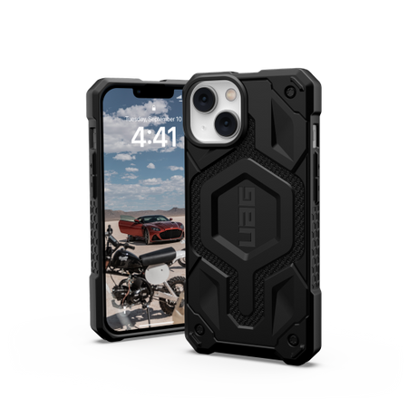 UAG Monarch - obudowa ochronna do iPhone 14 Plus kompatybilna z MagSafe (kevlar-black)