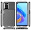 Thunder Case elastyczne pancerne etui pokrowiec Oppo A76 / Oppo A36 / Realme 9i czarny