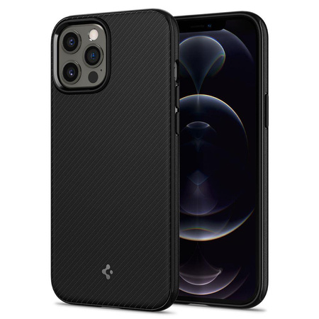 SPIGEN MAG ARMOR IPHONE 12/12 PRO MATTE BLACK