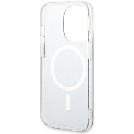 Etui Guess 4G MagSafe na iPhone 14 Pro - czarne
