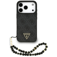Etui Guess 4G Strap Triangle Logo        MagSafe do iPhone 17 Pro czarny