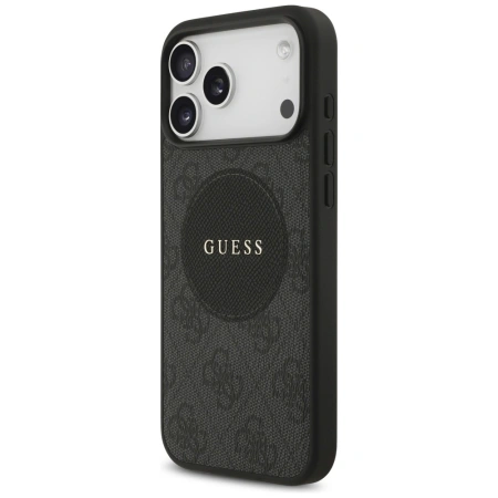 GUESS ETUI 4G CIRCLE CLASSIC LOGO MAGSAFE DO IPHONE 17 PRO MAX LUKSUSOWA