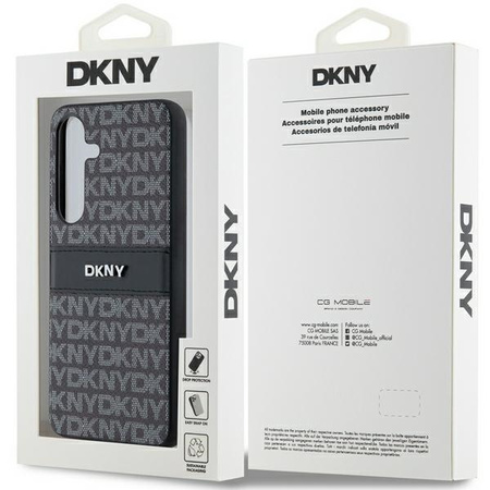 DKNY ETUI HARDCASE DO SAMSUNG GALAXY S24 PLUS S926 SKÓRZANE MONO STRIPE