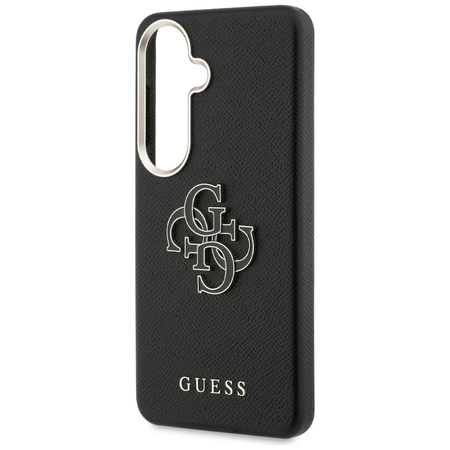 Etui Guess Grained Big 4G Metal Logo do  Samsung Galaxy S26 czarny