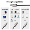TECH-PROTECT ZESTAW KABLI 3W1 DO LIGHTNING TYPE-C MICRO-USB TELEFONÓW 100CM