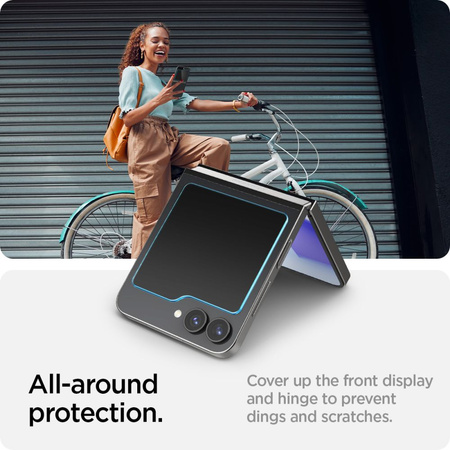 SPIGEN SZKŁO HARTOWANE GLAS.TR EZ FIT DO SAMSUNG GALAXY Z FLIP 6 2-PACK