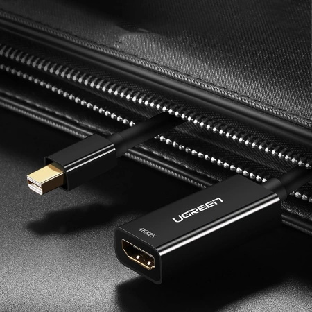 UGREEN ADAPTER MINI DISPLAYPORT DO HDMI Z ROZDZIELCZOŚCIĄ FHD 1080P I AUDIO