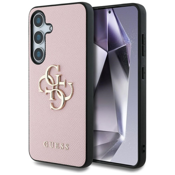 GUESS ETUI TPU DO SAMSUNG GALAXY S25 GRINED LOGO SMALL BIG 4G CLASSIC LOGO