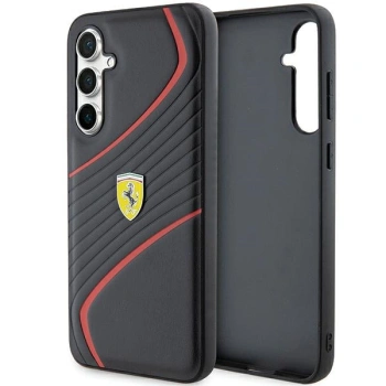 FERRARI ETUI HARDCASE DO SAMSUNG GALAXY S23 FE S711 TWIST METAL LOGO