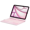 Etui Typecase Flexbook Touch             z klawiaturą do iPad Air 11" 2024/2025 jasno różowy