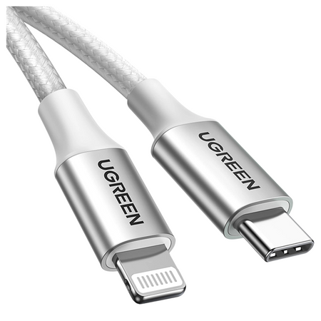 UGREEN KABEL DO LIGHTNING DO USB-C 2.0 PD 3A DO IPHONE 7 8 X XR XS 11 12 13