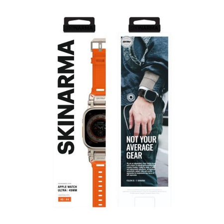 Skinarma pasek Titon Apple Watch Ultra   49mm pomarańczowy/orange