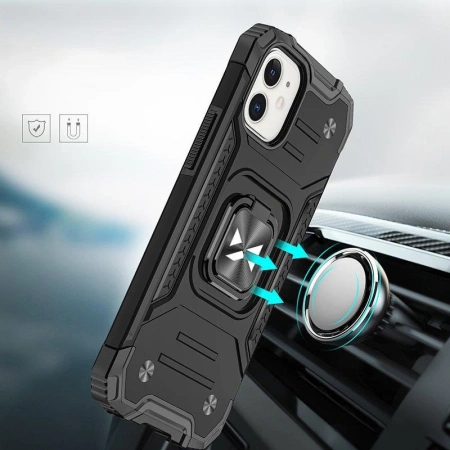 WOZINSKY RING ARMOR ETUI PANCERNE DO IPHONE 14 Z MAGNETYCZNYM UCHWYTEM