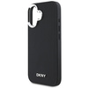 DKNY ETUI DO IPHONE 16 6.1 DO MAGSAFE HARDCASE PLAIN SILVER LOGO METAL