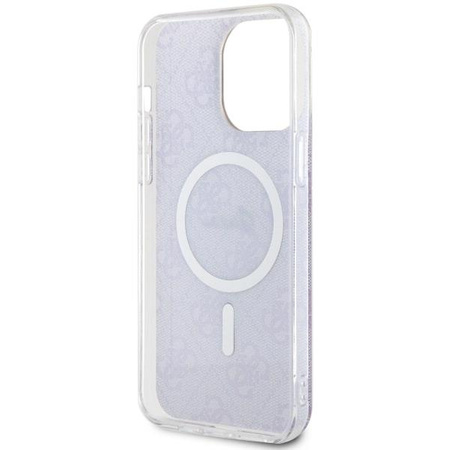 Etui Guess GUHMP14XH4STU na iPhone 14 Pro Max 6.7" purpurowy/purple hardcase 4G MagSafe