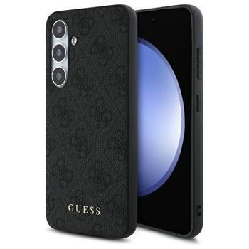GUESS ETUI HARDCASE DO SAMSUNG GALAXY S24 FE S721 SZARE 4G METAL GOLD LOGO
