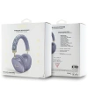 Słuchawki nauszne Bluetooth Guess GCube Metallic Script Logo - fioletowe