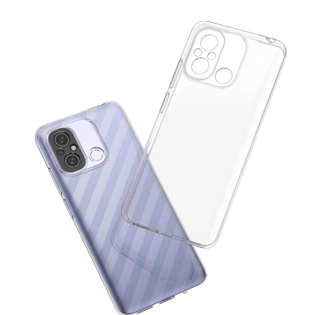 HURTEL POKROWIEC DO XIAOMI REDMI 11A 12C POCO C55 ETUI CIEŃKI PRZEZROCZYSTY