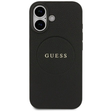 GUESS ETUI GRAINED RING MAGSAFE DO IPHONE 17 Z RINGIEM I MAGNETYCZNYM