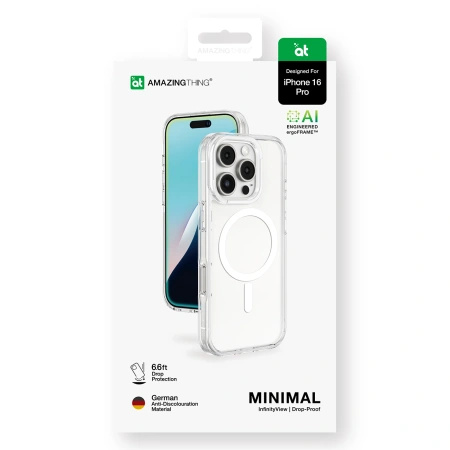 AMAZINGTHING ETUI SILIKONOWE MINIMAL MAG CASE DO IPHONE 16 PRO