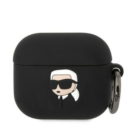 KARL LAGERFELD ETUI DO AIRPODS 3 KARL HEAD 3D POKROWIEC SILIKONOWY