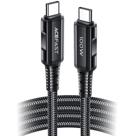 Acefast kabel USB Typ C - USB Typ C 2m, 100W (20V/5A) czarny (C4-03 Black)