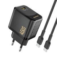 DUDAO ŁADOWARKA A28C 45W GaN DO TELEFONÓW IPHONE 12 13 14 2X USB-C
