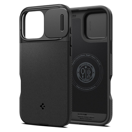 SPIGEN OPTIK ARMOR MAG DO IPHONE 16 PRO MAX CASE Z WZMOCNIONĄ OCHRONĄ ROGÓW