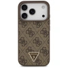 GUESS ETUI LEATHER 4G TRIANGLE STRASS MAGSAFE DO IPHONE 17 PRO POKROWIEC