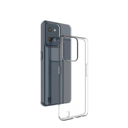 HURTEL ULTRA CLEAR 0.5MM ETUI DO REALME C31 CIEŃKI POKROWIEC PRZEZROCZYSTY