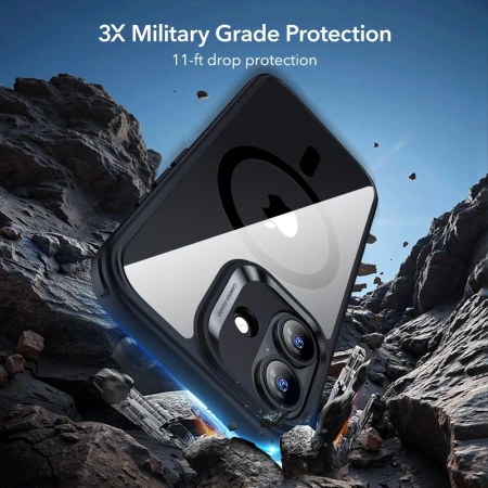 ESR ZESTAW CLASSIC HYBRID MAGSAFE DO IPHONE 17 Z SZKŁEM HARTOWANYM NA