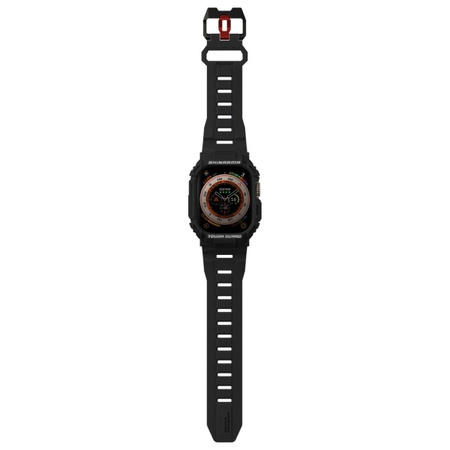Skinarma pasek+etui Mecha 2in1 Apple     Watch 49mm czarny/black