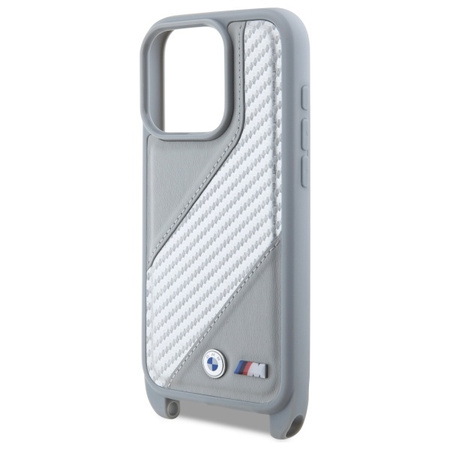BMW BMHCP16X23PSCCG iPhone 16 Pro Max    6.9 szary/grey hardcase M Edition Carbon Stripe & Strap
