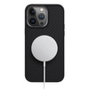 UNIQ etui Keva iPhone 15 Pro Max 6.7" Magclick Charging czarny/carbon black