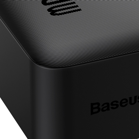 Baseus Bipow powerbank z szybkim ładowaniem 30000mAh 20W czarny (Overseas Edition) + kabel USB-A - Micro USB 0.25m czarny (PPBD050401)